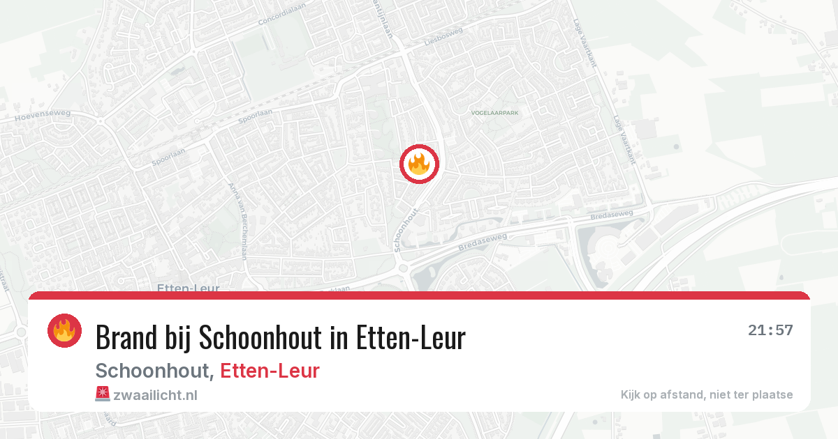 Brand bij Schoonhout in Etten-Leur — 28 mei 2026