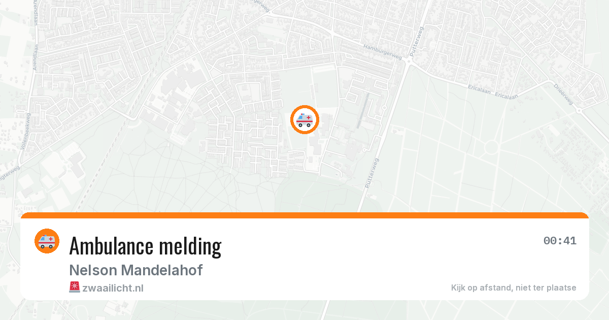 Ambulance melding — 1 jul 2026