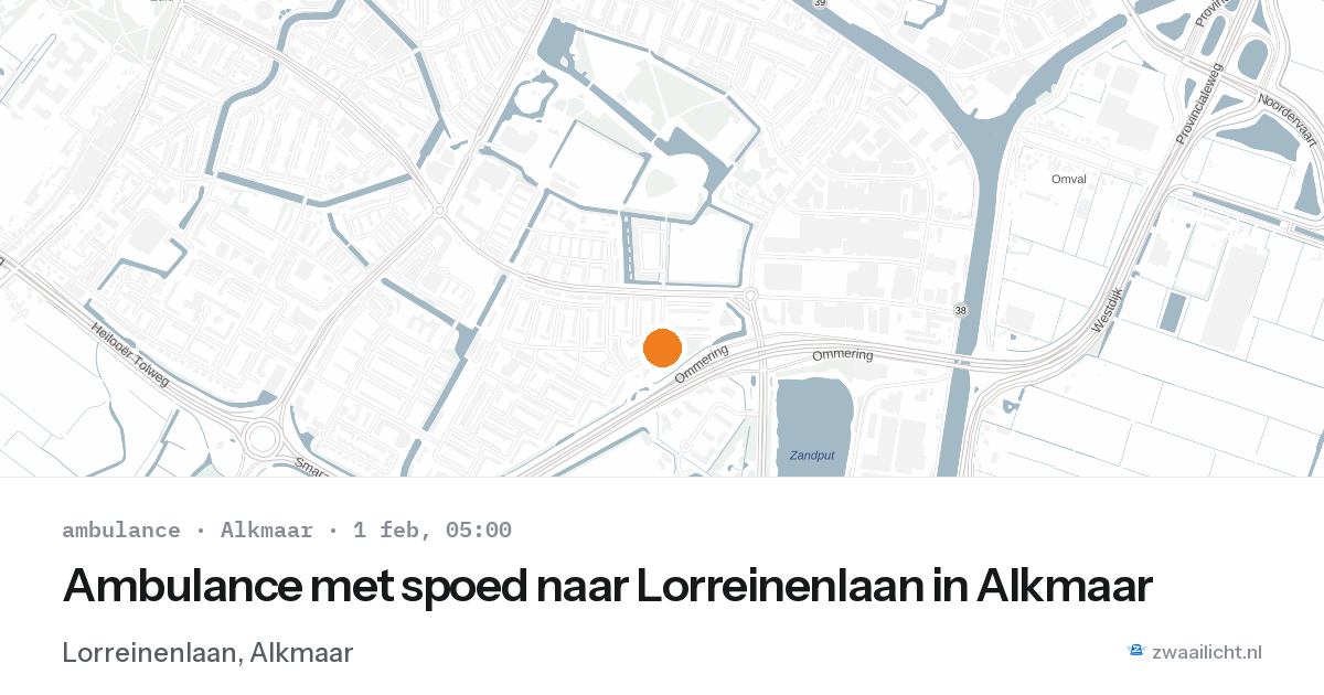 Ambulance met spoed naar Lorreinenlaan in Alkmaar — 1 feb 2026