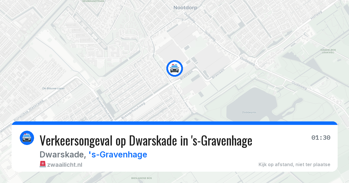 Verkeersongeval op Dwarskade in 's-Gravenhage — 2 apr 2026