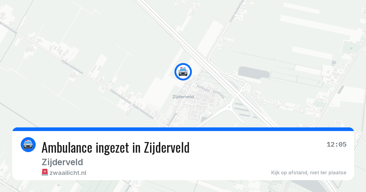 Ambulance ingezet in Zijderveld — 1 jul 2026