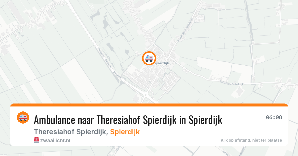Ambulance naar Theresiahof Spierdijk in Spierdijk — 19 jun 2026