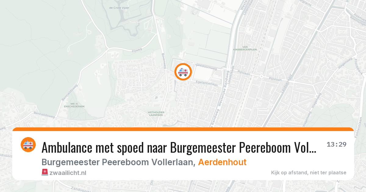 Ambulance met spoed naar Burgemeester Peereboom Vollerlaan in Aerdenhout — 10 feb 2026
