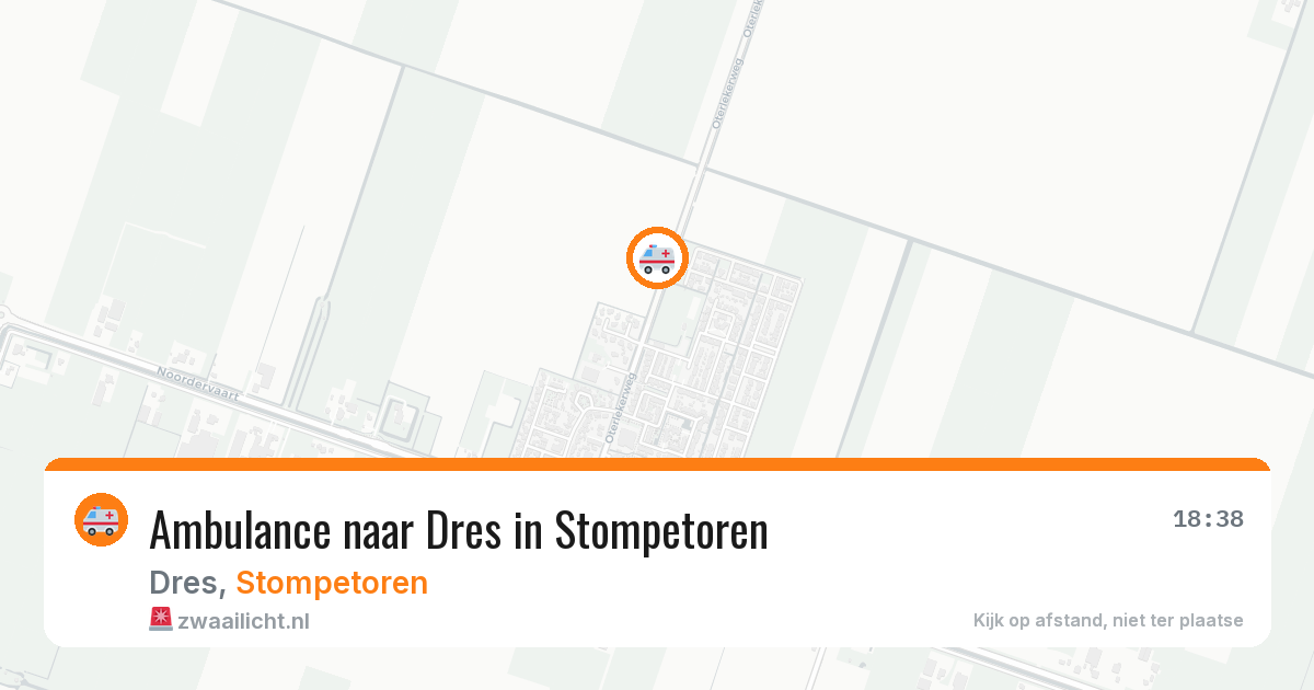 Ambulance naar Dres in Stompetoren — 30 jun 2026