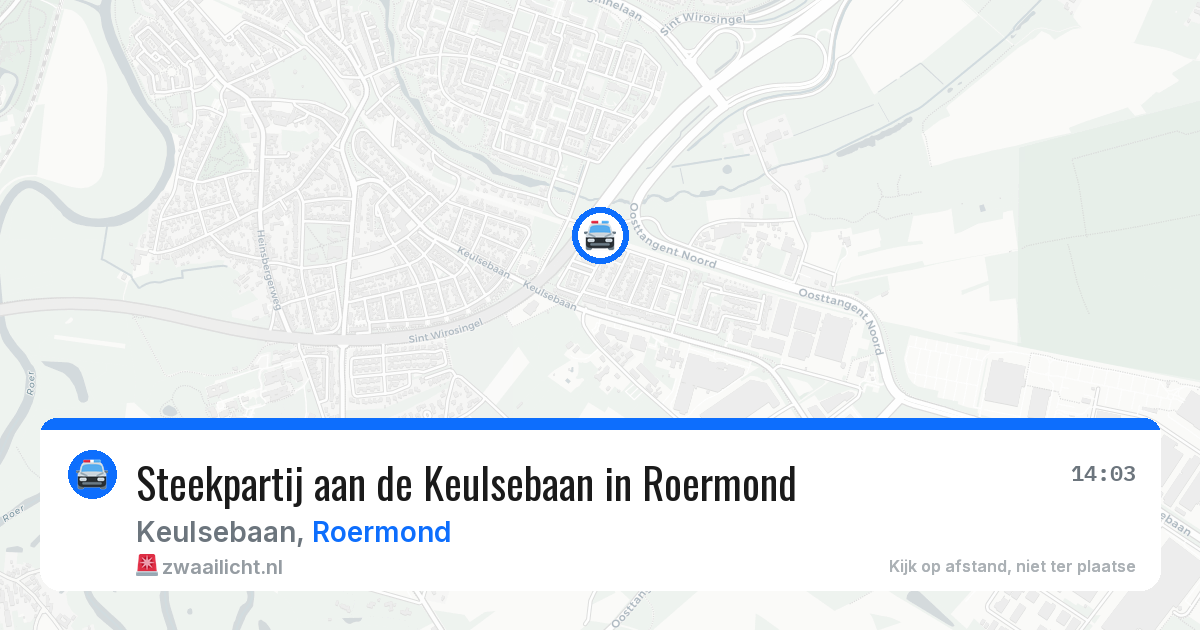 Steekpartij aan de Keulsebaan in Roermond — 1 mei 2026