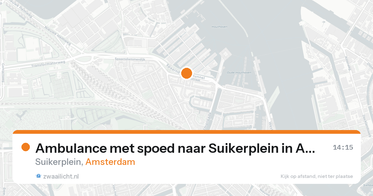 Ambulance met spoed naar Suikerplein in Amsterdam — 23 jul 2026