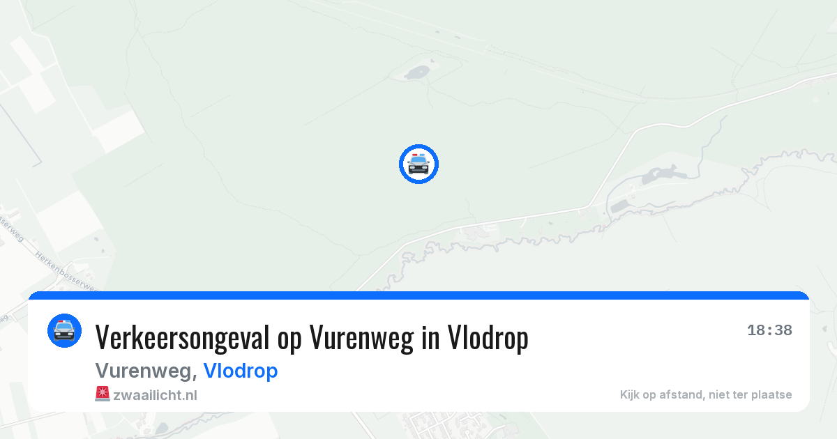 Verkeersongeval op Vurenweg in Vlodrop — 26 apr 2026