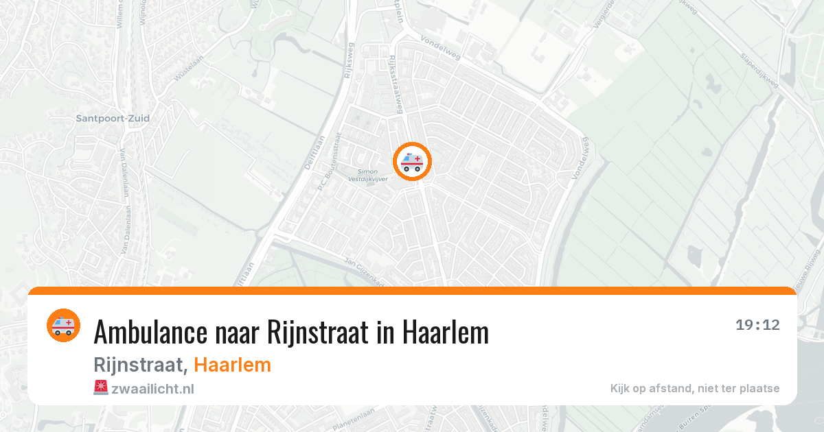 Ambulance naar Rijnstraat in Haarlem — 2 jun 2026