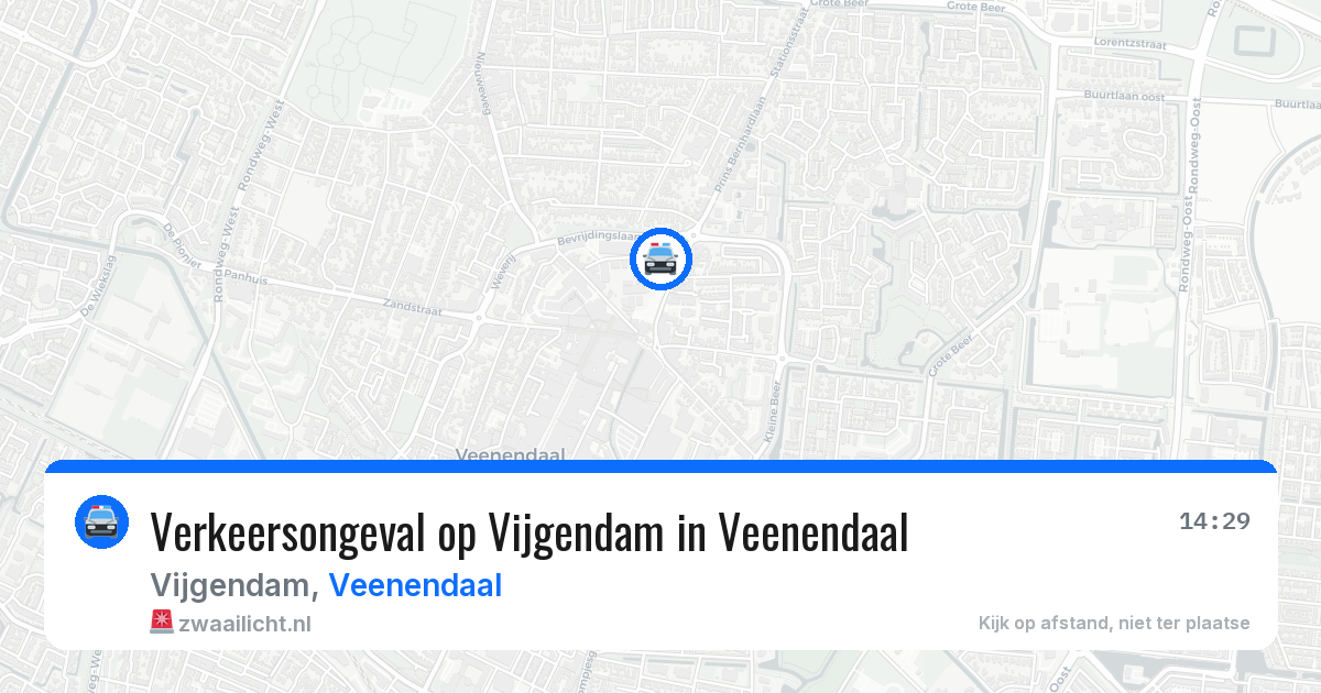 Verkeersongeval op Vijgendam in Veenendaal — 27 mei 2026