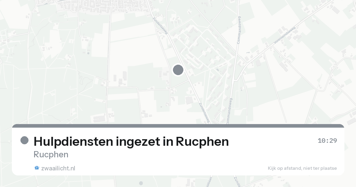 Hulpdiensten ingezet in Rucphen — 31 jan 2026 | 🚨 Zwaailicht.nl