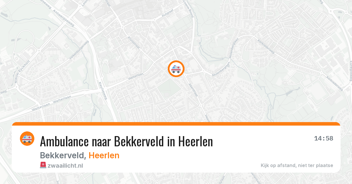 Ambulance naar Bekkerveld in Heerlen — 4 jul 2026