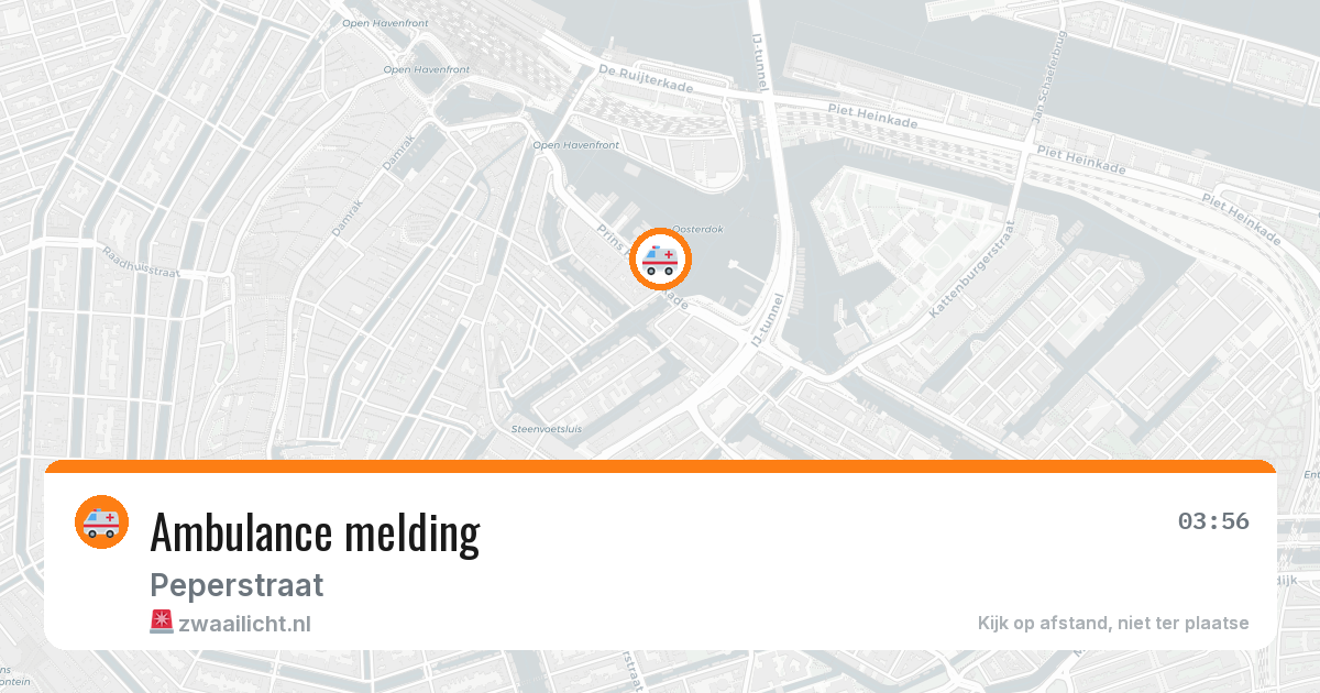 Ambulance melding — 13 jun 2026