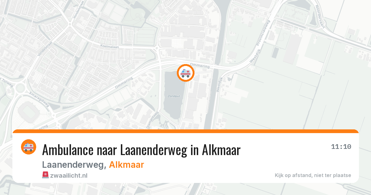Ambulance naar Laanenderweg in Alkmaar — 24 mei 2026
