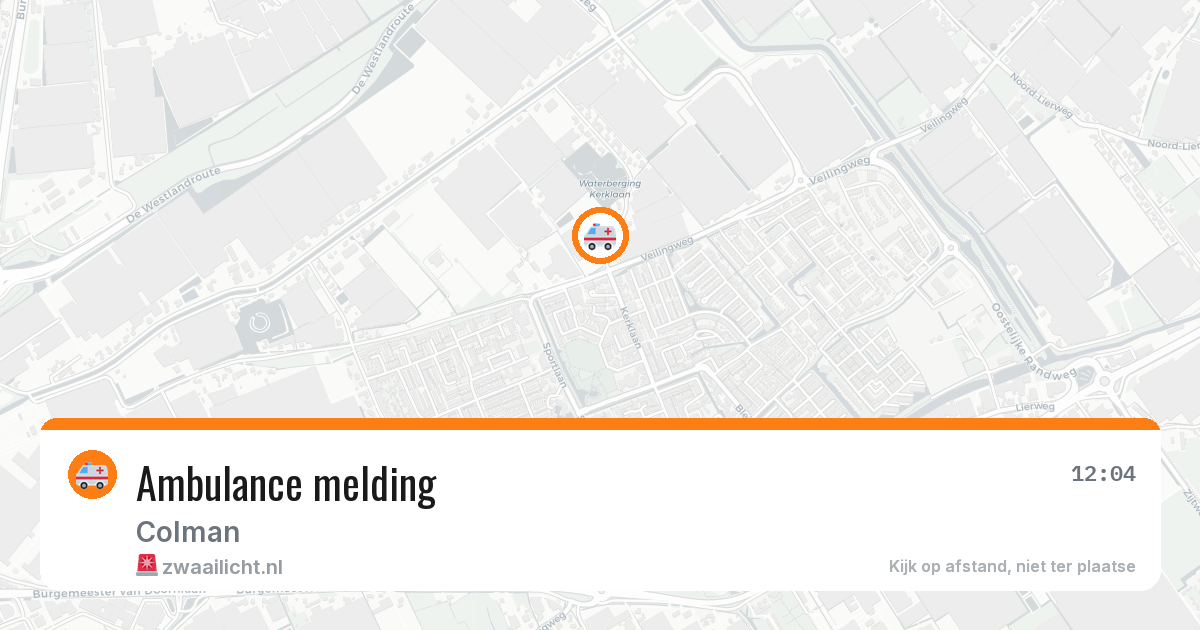 Ambulance melding — 2 apr 2026