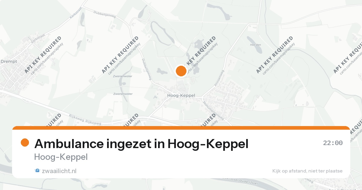 Ambulance ingezet in Hoog-Keppel — 31 jan 2026