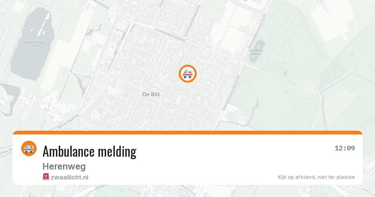 Ambulance melding — 29 jan 2026