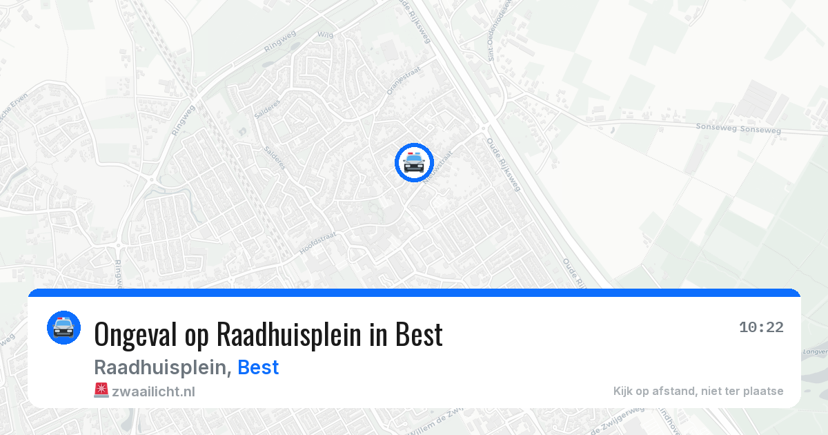 Ongeval op Raadhuisplein in Best — 1 apr 2026