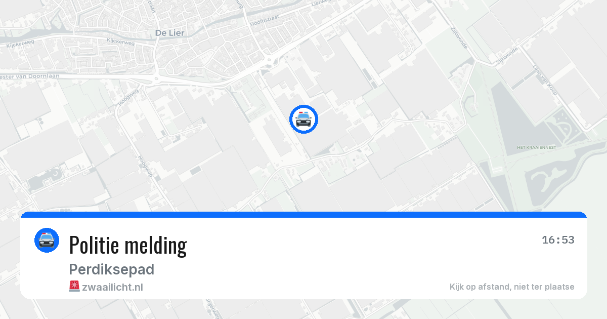 Politie melding — 27 mei 2026