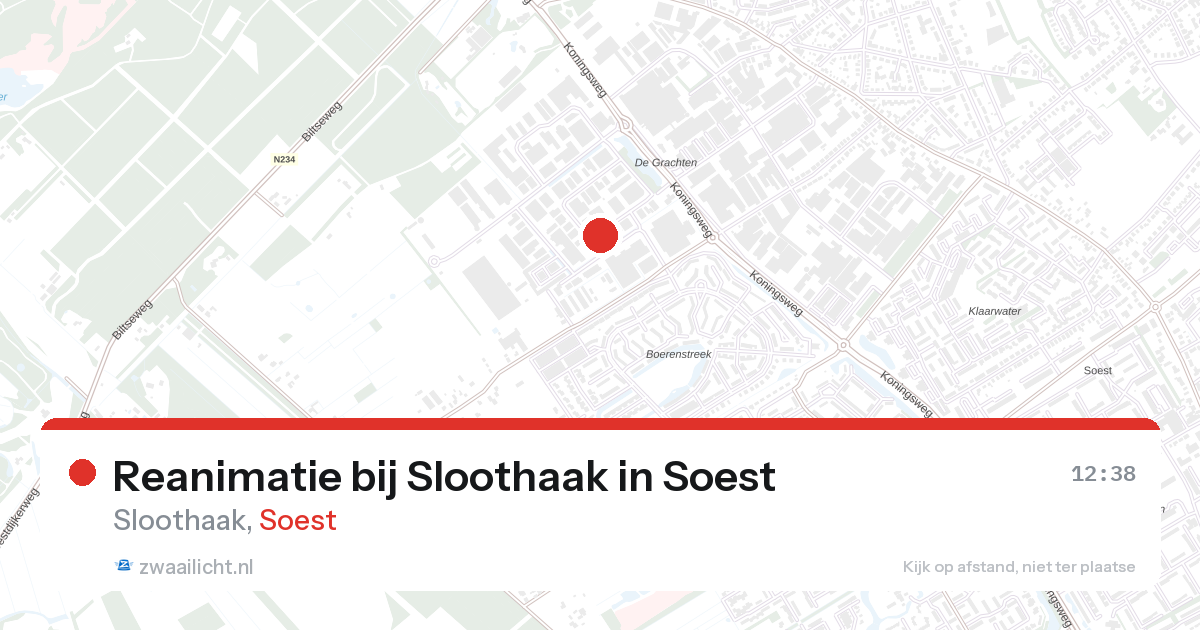 Reanimatie bij Sloothaak in Soest — 23 aug 2026
