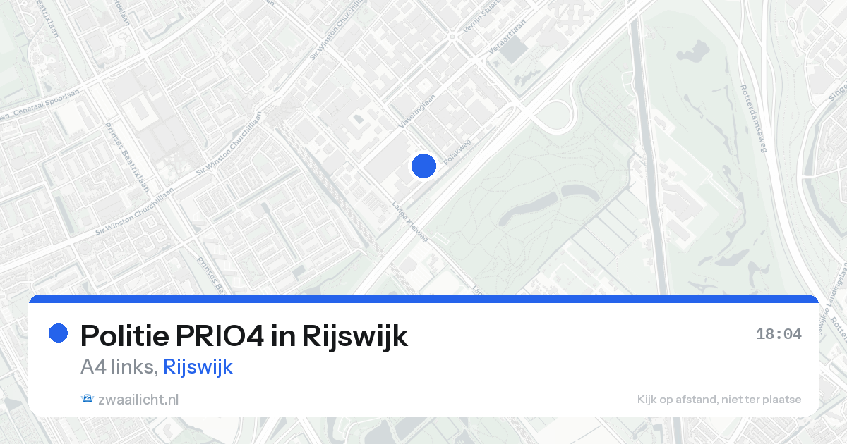 Politie PRIO4 in Rijswijk — 24 aug 2026 | 🚨 Zwaailicht.nl
