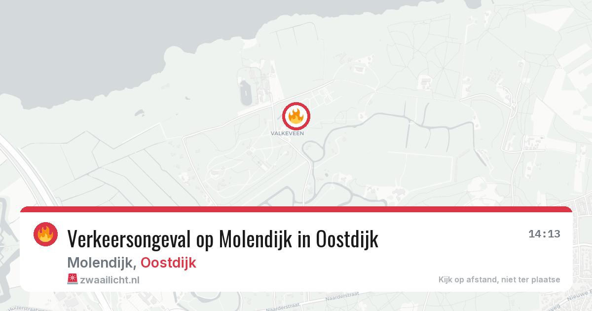 Verkeersongeval op Molendijk in Oostdijk — 3 jun 2026