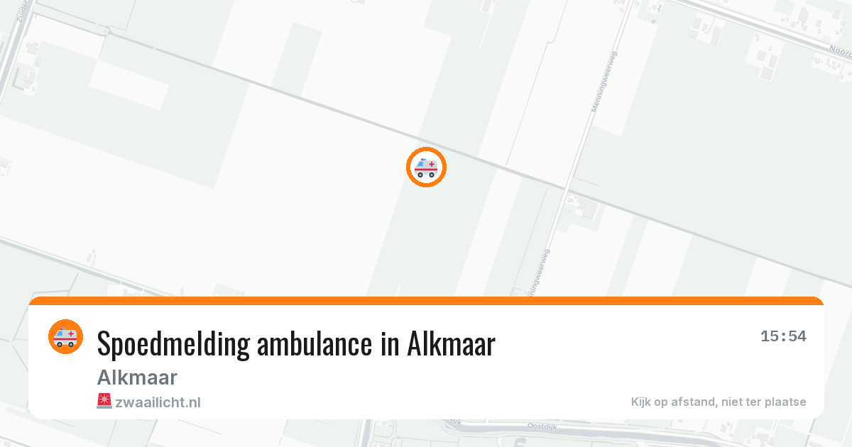 Spoedmelding ambulance in Alkmaar — 24 jun 2026