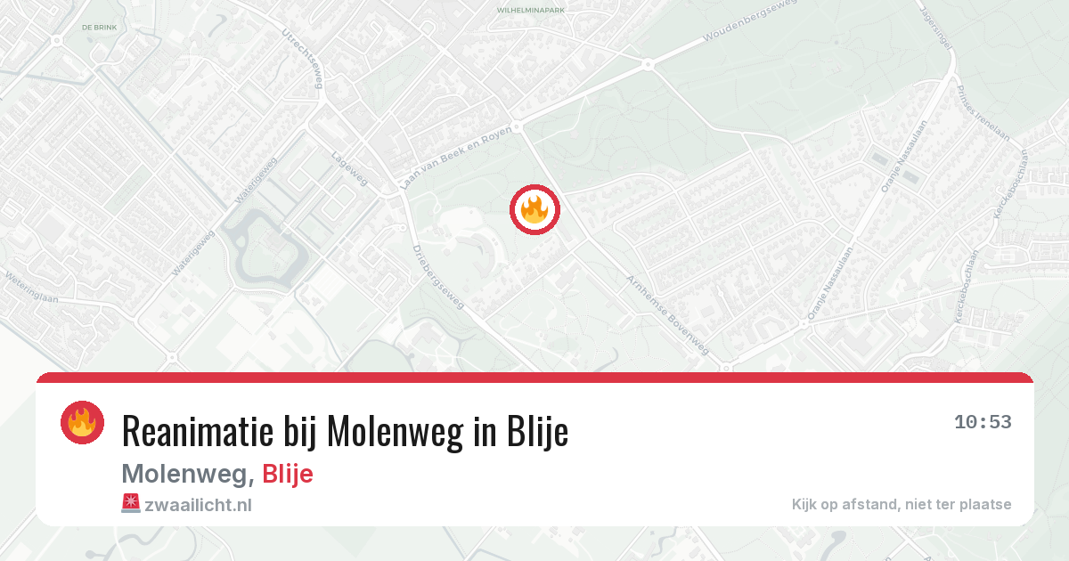 Reanimatie bij Molenweg in Blije — 3 jul 2026