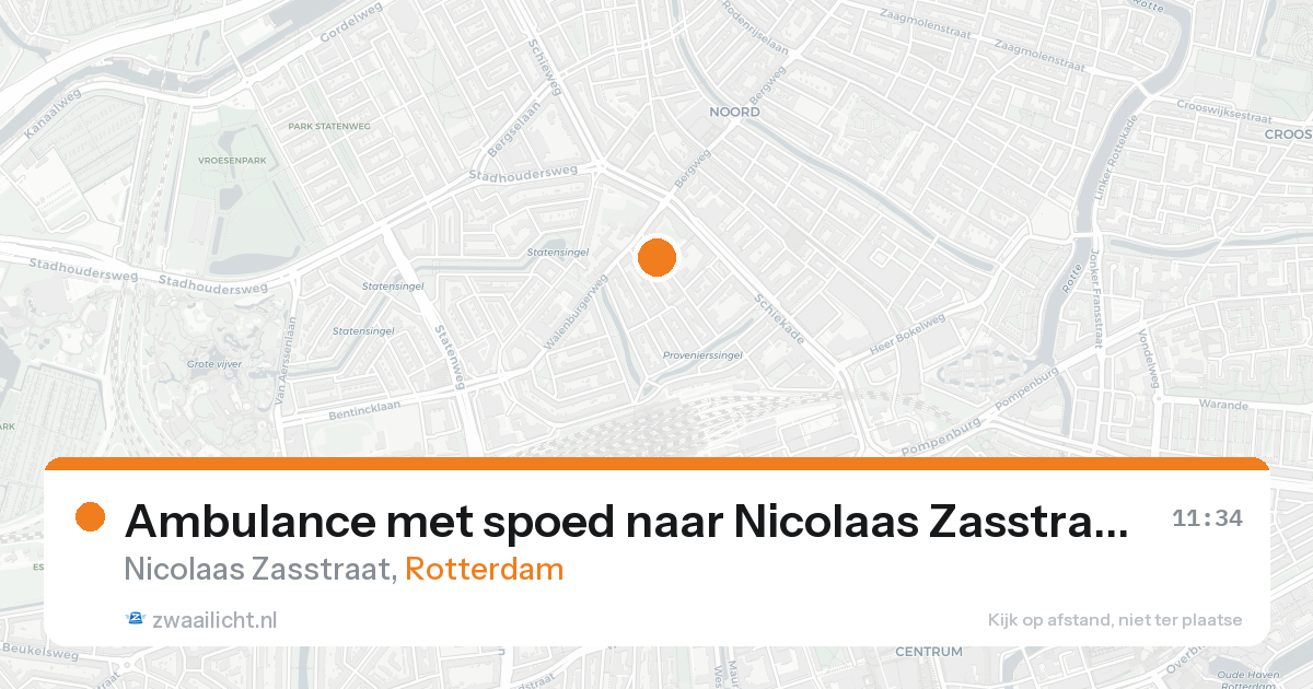 Ambulance met spoed naar Nicolaas Zasstraat in Rotterdam — 31 jan 2026