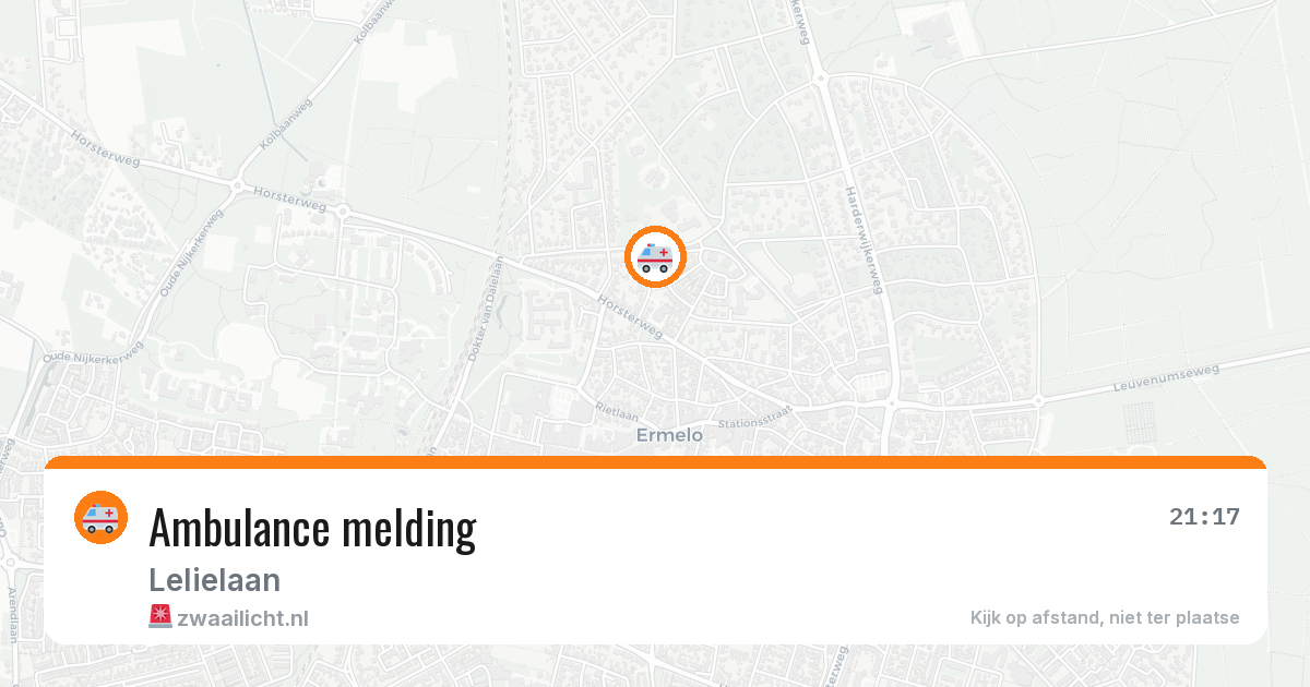 Ambulance melding — 30 jun 2026