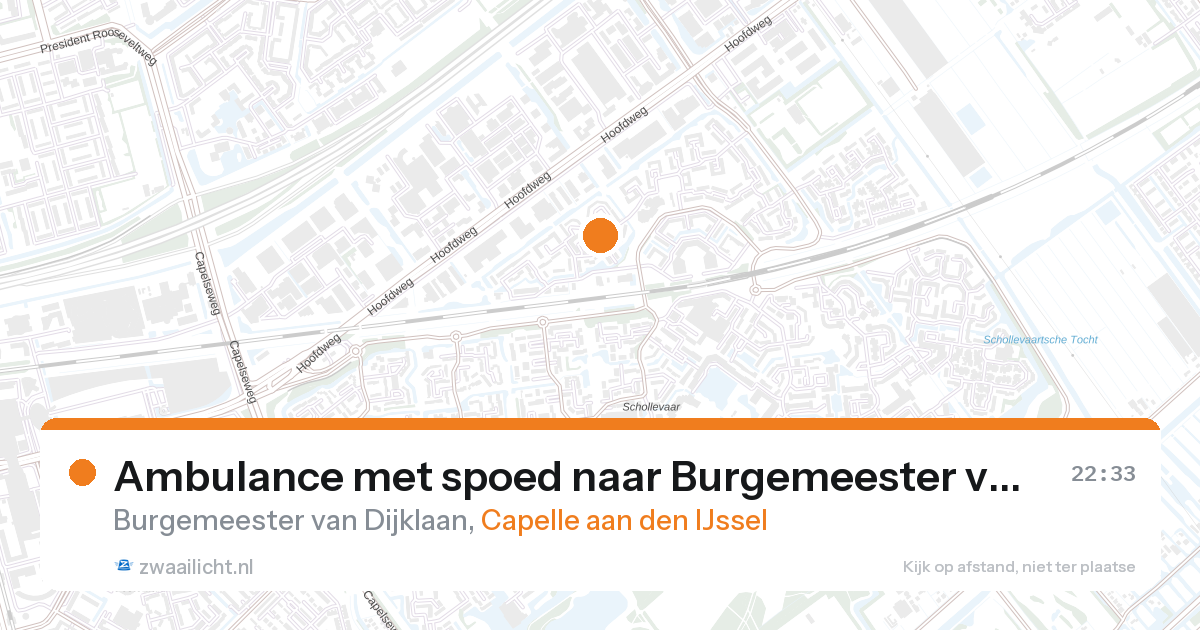 Ambulance met spoed naar Burgemeester van Dijklaan in Capelle aan den IJssel — 31 jan 2026