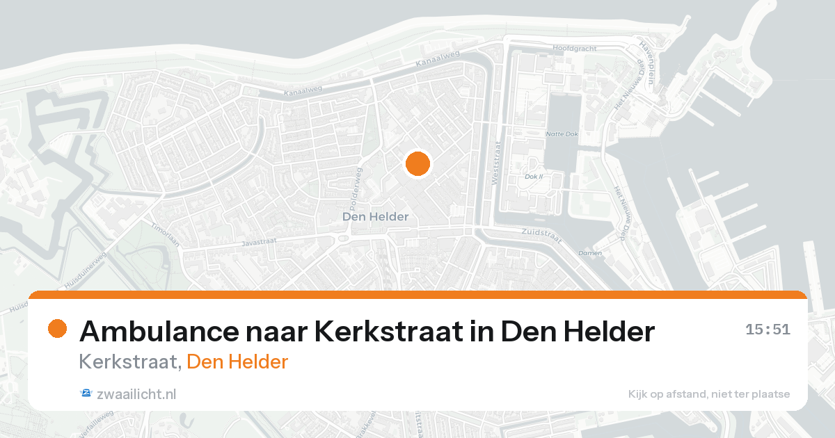 Ambulance naar Kerkstraat in Den Helder — 7 feb 2026