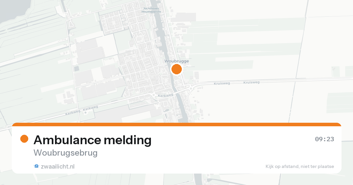 Ambulance melding — 31 jan 2026