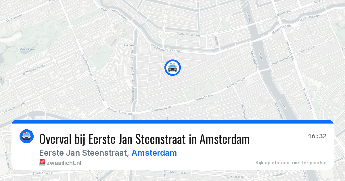 Overval bij Eerste Jan Steenstraat in Amsterdam — 2 jun 2026