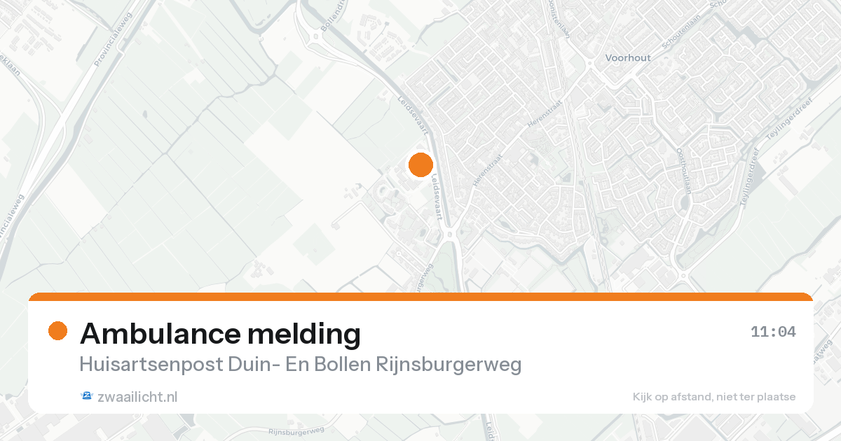 Ambulance melding — 31 jan 2026