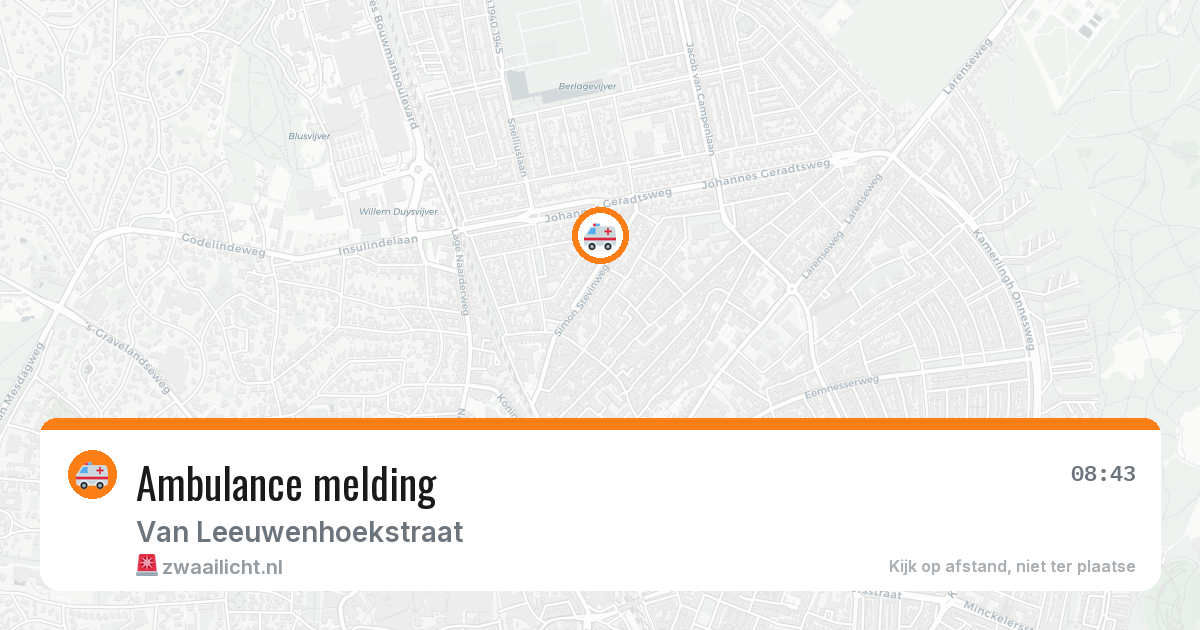 Ambulance melding — 1 apr 2026