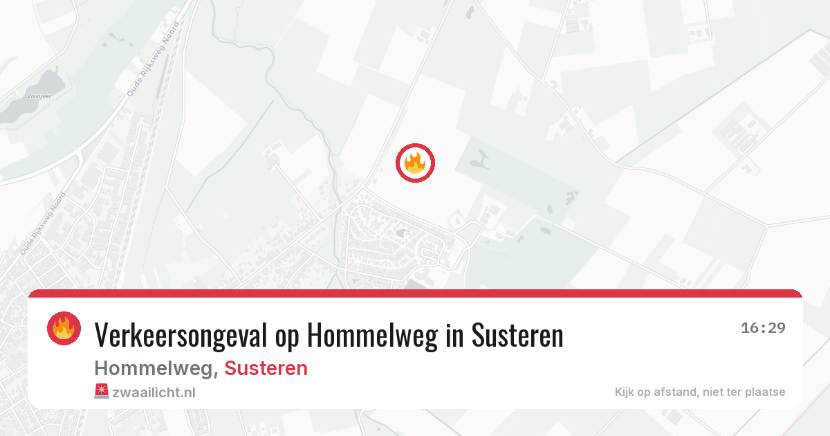 Verkeersongeval op Hommelweg in Susteren — 23 jun 2026