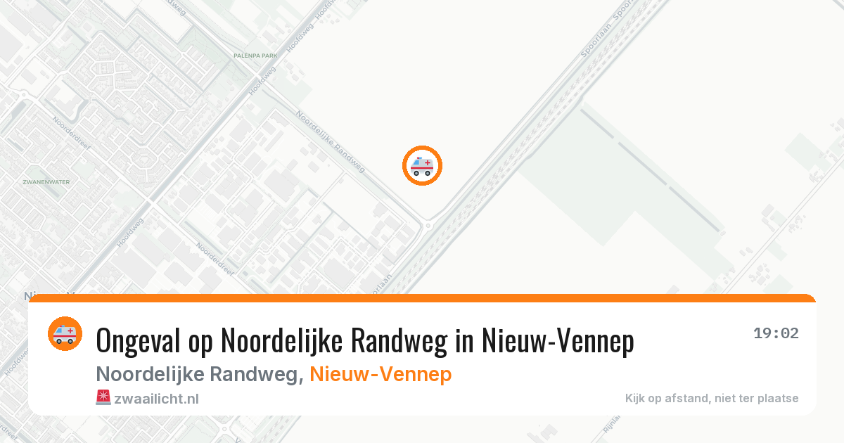 Ongeval op Noordelijke Randweg in Nieuw-Vennep — 12 feb 2026