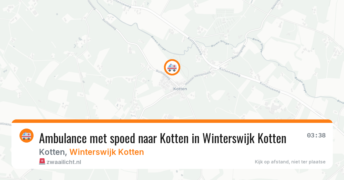 Ambulance met spoed naar Kotten in Winterswijk Kotten — 25 jun 2026
