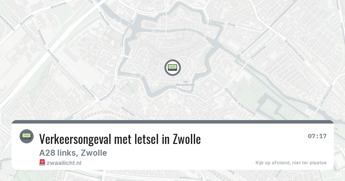 Verkeersongeval met letsel in Zwolle — 12 jun 2026