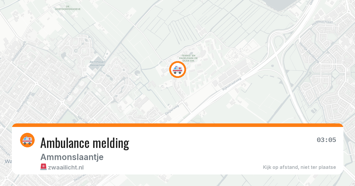 Ambulance melding — 7 feb 2026