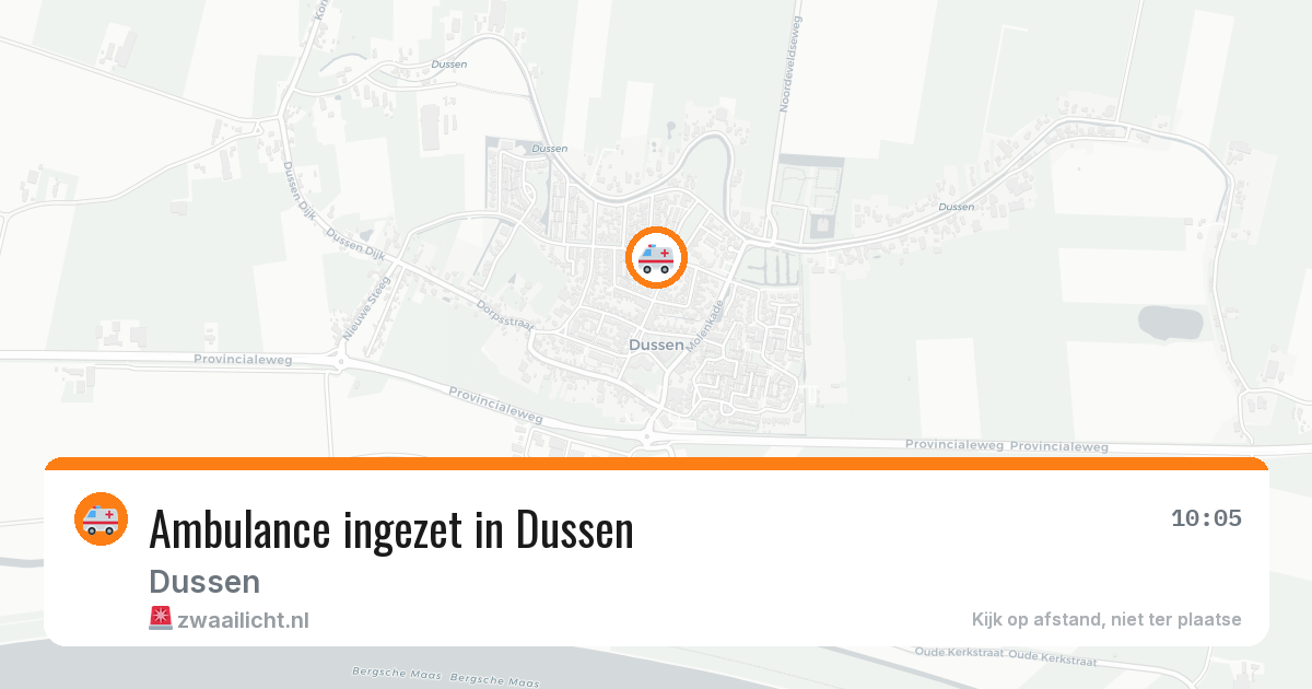 Ambulance ingezet in Dussen — 13 apr 2026