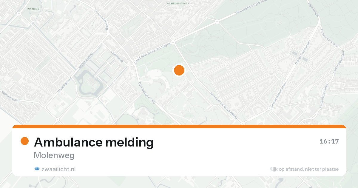 Ambulance melding — 7 mei 2026