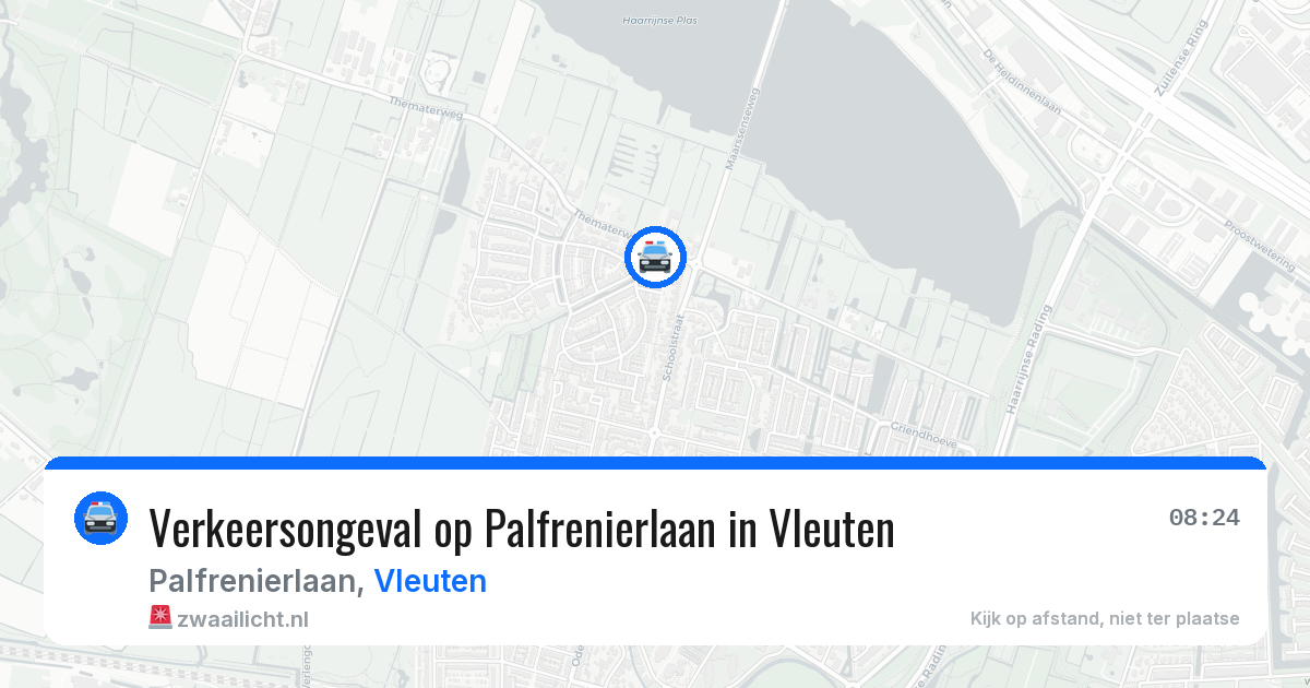 Verkeersongeval op Palfrenierlaan in Vleuten — 23 mei 2026