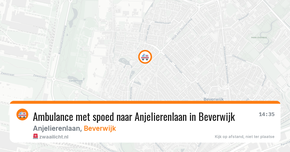 Ambulance met spoed naar Anjelierenlaan in Beverwijk — 27 jan 2026