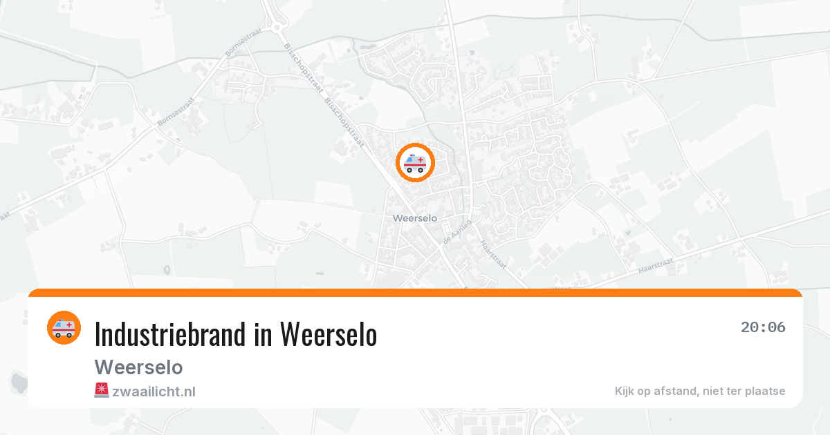 Industriebrand in Weerselo — 4 aug 2026