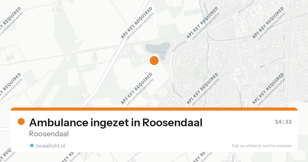 Ambulance ingezet in Roosendaal — 26 aug 2026