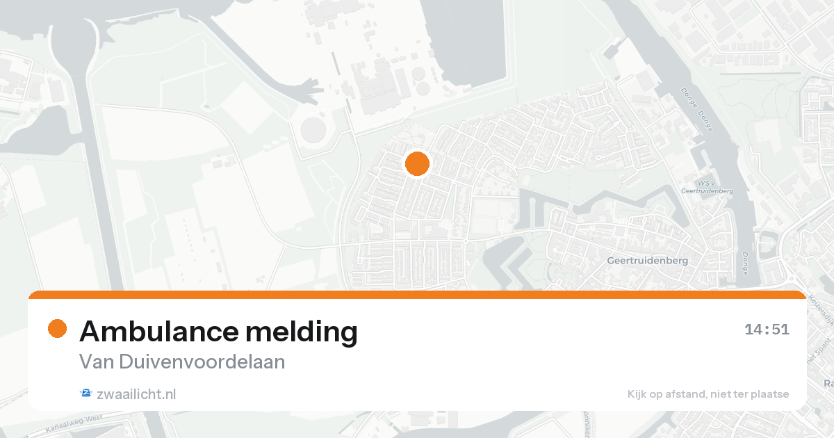 Ambulance melding — 7 feb 2026
