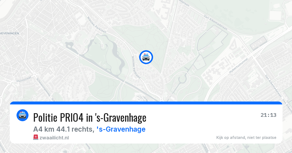 Politie PRIO4 in 's-Gravenhage — 26 mrt 2026 | 🚨 Zwaailicht.nl