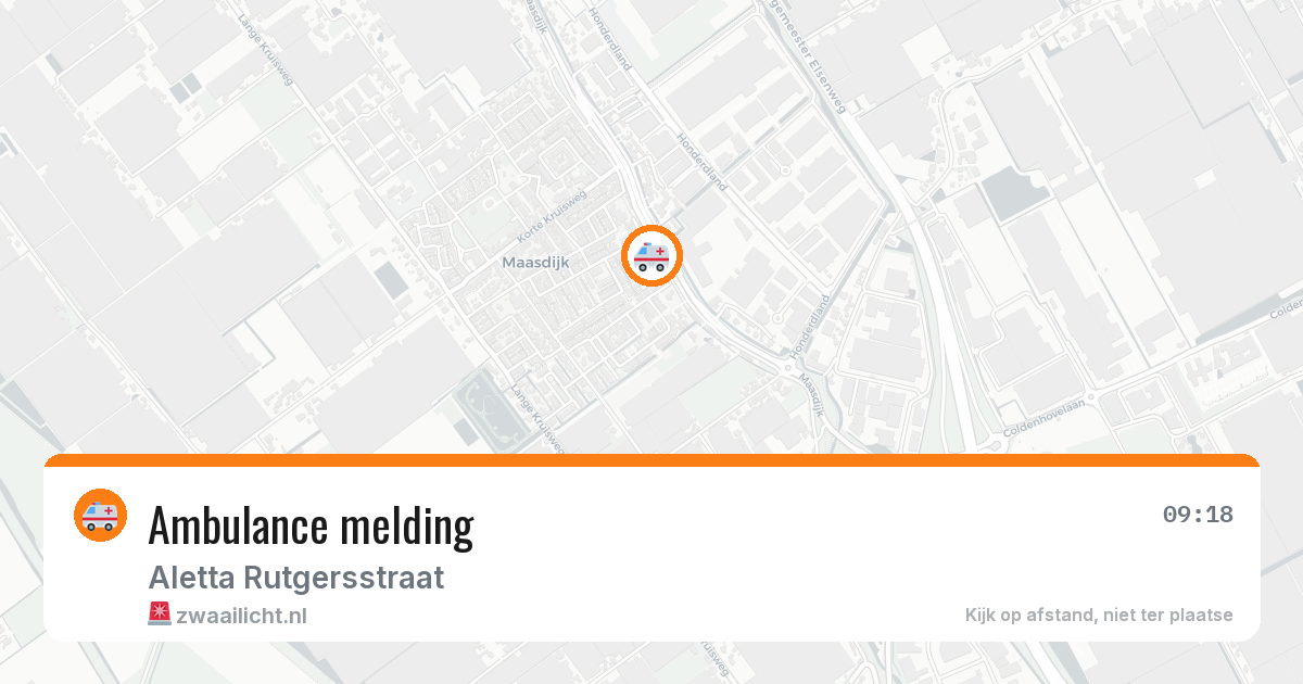 Ambulance melding — 24 mrt 2026