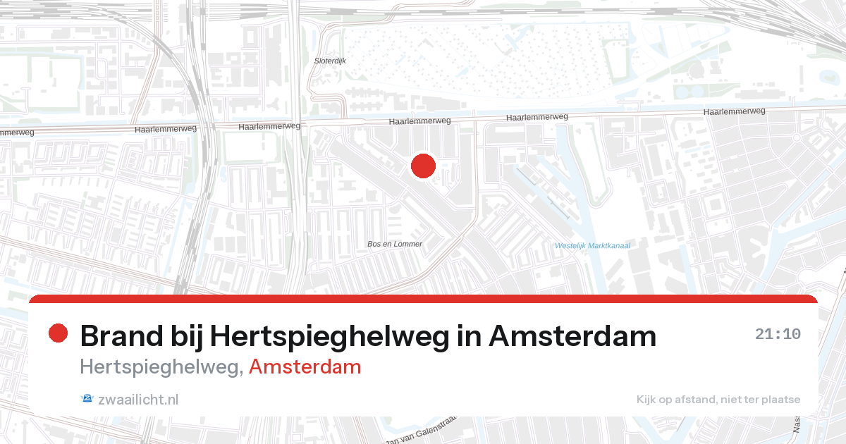 Brand bij Hertspieghelweg in Amsterdam — 28 aug 2026